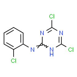 ChemSpider 2D Image | anilazine | C9H5Cl3N4