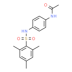 ChemSpider 2D Image | N-{4-[(Mesitylsulfonyl)amino]phenyl}acetamide | C17H20N2O3S