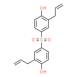 ChemSpider 2D Image | 4,4'-Sulfonylbis(2-allylphenol) | C18H18O4S