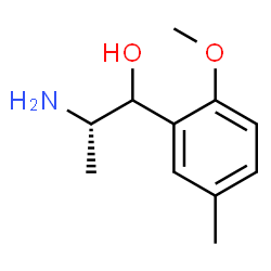 ChemSpider 2D Image | (2S)-2-Amino-1-(2-methoxy-5-methylphenyl)-1-propanol | C11H17NO2