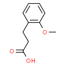 ChemSpider 2D Image | 2-Methoxyhydrocinnamic acid | C10H12O3
