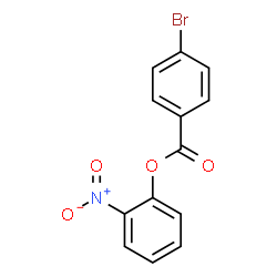 ChemSpider 2D Image | 2-Nitrophenyl 4-bromobenzoate | C13H8BrNO4