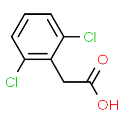 ChemSpider 2D Image | 2,6-Dichlorophenylacetic acid | C8H6Cl2O2