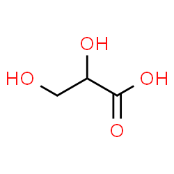 ChemSpider 2D Image | DL-Glyceric acid | C3H6O4