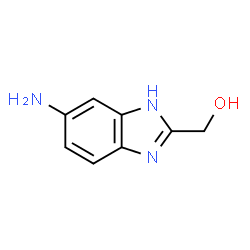 ChemSpider 2D Image | 1H-Benzimidazole-2-methanol, 5-amino- | C8H9N3O