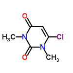 InChI=1/C6H7ClN2O2/c1-8-4(7)3-5(10)9(2)6(8)11/h3H,1-2H3