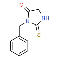 ChemSpider 2D Image | 3-Benzyl-2-thioxo-4-imidazolidinone | C10H10N2OS