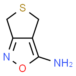 ChemSpider 2D Image | 4H,6H-Thieno[3,4-c][1,2]oxazol-3-amine | C5H6N2OS