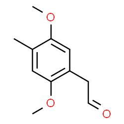 ChemSpider 2D Image | (2,5-Dimethoxy-4-methylphenyl)acetaldehyde | C11H14O3