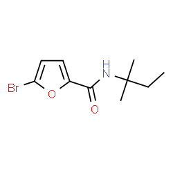 ChemSpider 2D Image | 5-Bromo-N-(2-methyl-2-butanyl)-2-furamide | C10H14BrNO2