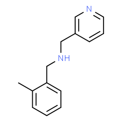 ChemSpider 2D Image | [(2-methylphenyl)methyl](pyridin-3-ylmethyl)amine | C14H16N2