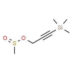 ChemSpider 2D Image | 3-(Trimethylsilyl)-2-propyn-1-yl methanesulfinate | C7H14O2SSi