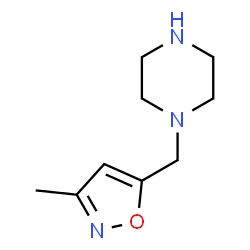 ChemSpider 2D Image | 1-[(3-methylisoxazol-5-yl)methyl]piperazine | C9H15N3O
