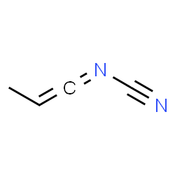 ChemSpider 2D Image | 1-Propen-1-ylidenecyanamide | C4H4N2
