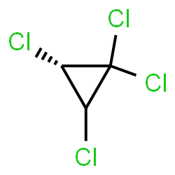ChemSpider 2D Image | (2S)-1,1,2,3-Tetrachlorocyclopropane | C3H2Cl4