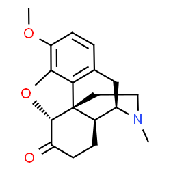 ChemSpider 2D Image | (5alpha,14alpha)-3-Methoxy-17-methyl-4,5-epoxymorphinan-6-one | C18H21NO3