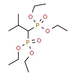 ChemSpider 2D Image | Tetraethyl (2-methyl-1,1-propanediyl)bis(phosphonate) | C12H28O6P2