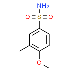 ChemSpider 2D Image | 4-Methoxy-3-methylbenzenesulfonamide | C8H11NO3S