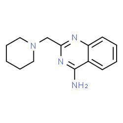 ChemSpider 2D Image | 2-(1-Piperidinylmethyl)-4-quinazolinamine | C14H18N4