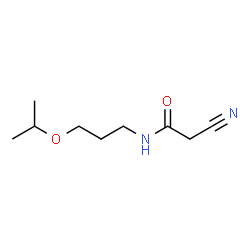 ChemSpider 2D Image | 2-Cyano-N-(3-isopropoxypropyl)acetamide | C9H16N2O2