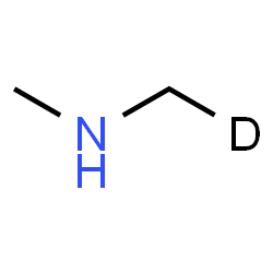 ChemSpider 2D Image | N-Methyl(~2~H_1_)methanamine | C2H6DN