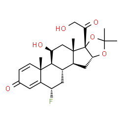 ChemSpider 2D Image | Flunisolide | C24H31FO6