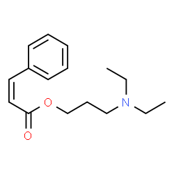 ChemSpider 2D Image | 3-(Diethylamino)propyl (2Z)-3-phenylacrylate | C16H23NO2