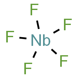 ChemSpider 2D Image | PENTAFLUORONIOBIUM | F5Nb