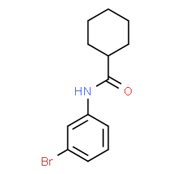 ChemSpider 2D Image | N-(3-Bromophenyl)cyclohexanecarboxamide | C13H16BrNO