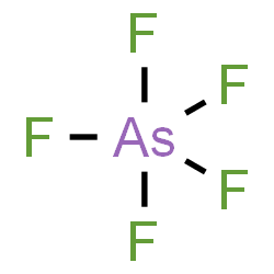 ChemSpider 2D Image | arsenic pentafluoride | AsF5