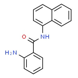 ChemSpider 2D Image | 2-Amino-N-(1-naphthyl)benzamide | C17H14N2O