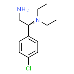 ChemSpider 2D Image | (1R)-1-(4-Chlorophenyl)-N~1~,N~1~-diethyl-1,2-ethanediamine | C12H19ClN2