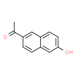 ChemSpider 2D Image | 6-Acetyl-2-naphthol | C12H10O2