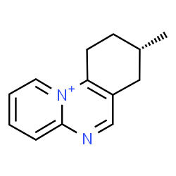 ChemSpider 2D Image | (8S)-8-Methyl-7,8,9,10-tetrahydropyrido[1,2-a]quinazolin-11-ium | C13H15N2