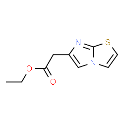 ChemSpider 2D Image | Ethyl imidazo[2,1-b][1,3]thiazol-6-ylacetate | C9H10N2O2S