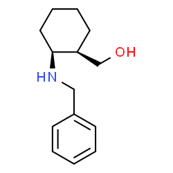 ChemSpider 2D Image | [(1R,2S)-2-(Benzylamino)cyclohexyl]methanol | C14H21NO