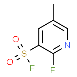 ChemSpider 2D Image | 2-Fluoro-5-methyl-3-pyridinesulfonyl fluoride | C6H5F2NO2S