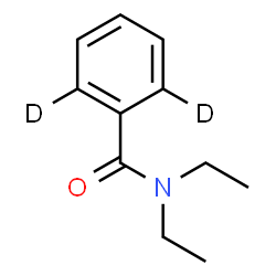 ChemSpider 2D Image | N,N-Diethyl(2,6-~2~H_2_)benzamide | C11H13D2NO