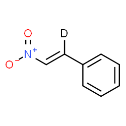 ChemSpider 2D Image | [(E)-2-Nitro(1-~2~H)vinyl]benzene | C8H6DNO2