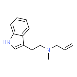 ChemSpider 2D Image | N-[2-(1H-Indol-3-yl)ethyl]-N-methyl-2-propen-1-amine | C14H18N2