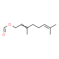 ChemSpider 2D Image | 3,7-Dimethyl-2,6-octadien-1-yl formate | C11H18O2