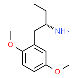 ChemSpider 2D Image | (2S)-1-(2,5-Dimethoxyphenyl)-2-butanamine | C12H19NO2