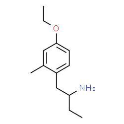 ChemSpider 2D Image | 1-(4-Ethoxy-2-methylphenyl)-2-butanamine | C13H21NO