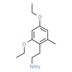 ChemSpider 2D Image | 2-(2,4-Diethoxy-6-methylphenyl)ethanamine | C13H21NO2