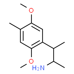 ChemSpider 2D Image | 3-(2,5-Dimethoxy-4-methylphenyl)-2-butanamine | C13H21NO2
