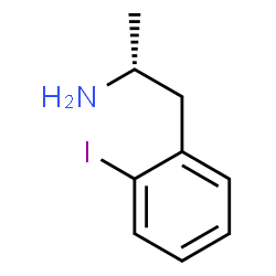 ChemSpider 2D Image | (2R)-1-(2-Iodophenyl)-2-propanamine | C9H12IN
