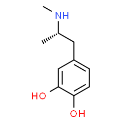 ChemSpider 2D Image | 4-[(2S)-2-(Methylamino)propyl]-1,2-benzenediol | C10H15NO2