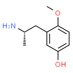 ChemSpider 2D Image | 3-[(2S)-2-Aminopropyl]-4-methoxyphenol | C10H15NO2