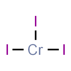 ChemSpider 2D Image | Chromium(III) iodide | CrI3