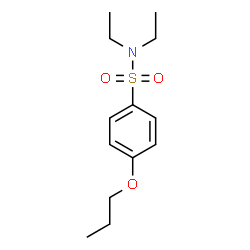 ChemSpider 2D Image | N,N-Diethyl-4-propoxybenzenesulfonamide | C13H21NO3S